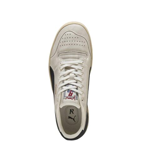 Mens Majesty Suede Low Cut Trainers Warm White Puma