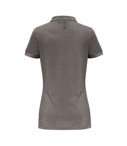 Asquith & Fox Womens/Ladies Plain Short Sleeve Polo Shirt (Charcoal)