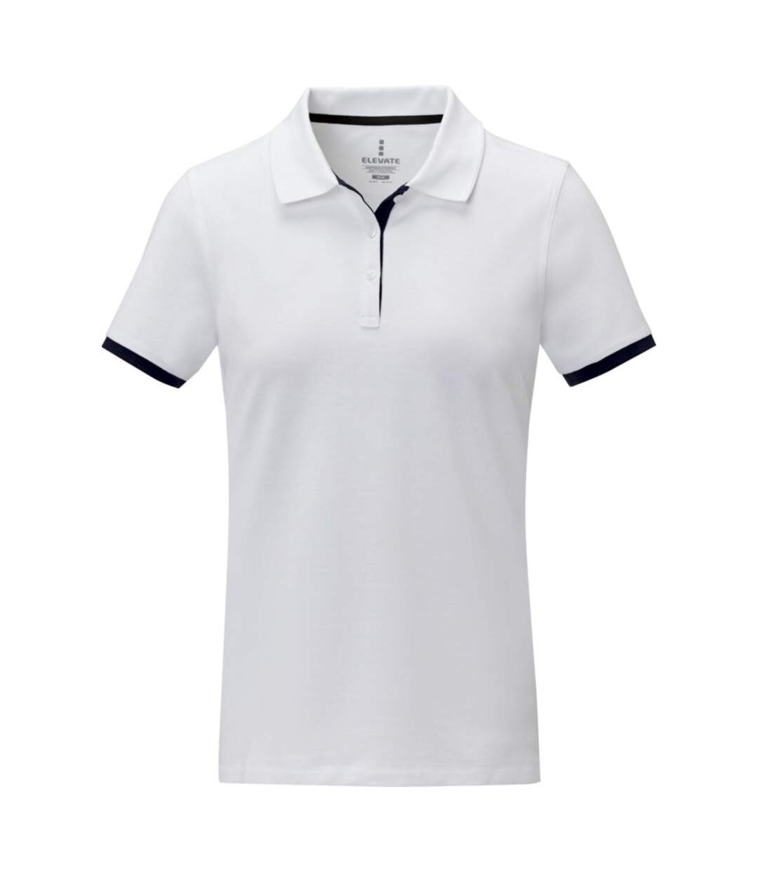 Elevate Womens/Ladies Morgan Short-Sleeved Polo Shirt (White) - UTPF3820-1