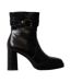 Bottines à Talon et Zip Super Mode-2