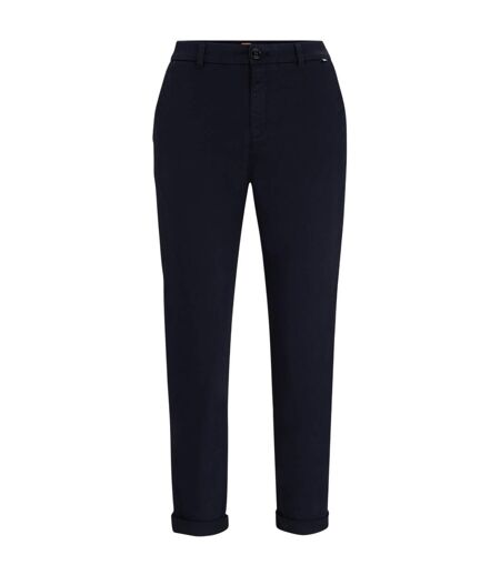 Chino Femme Bleu Moyen Boss