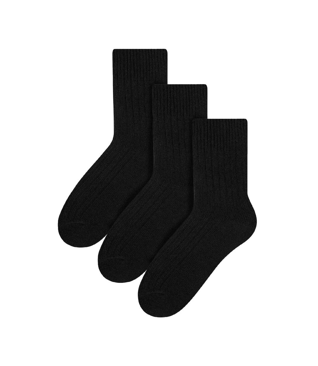 3 Pack Mens Warm Wool Dress Socks-1
