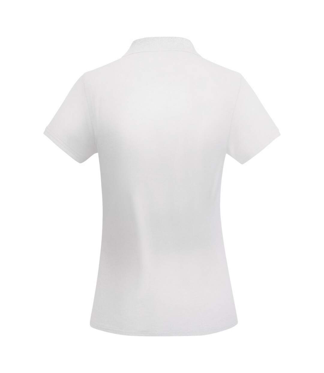 Womens/ladies Polo Shirt White Roly-2