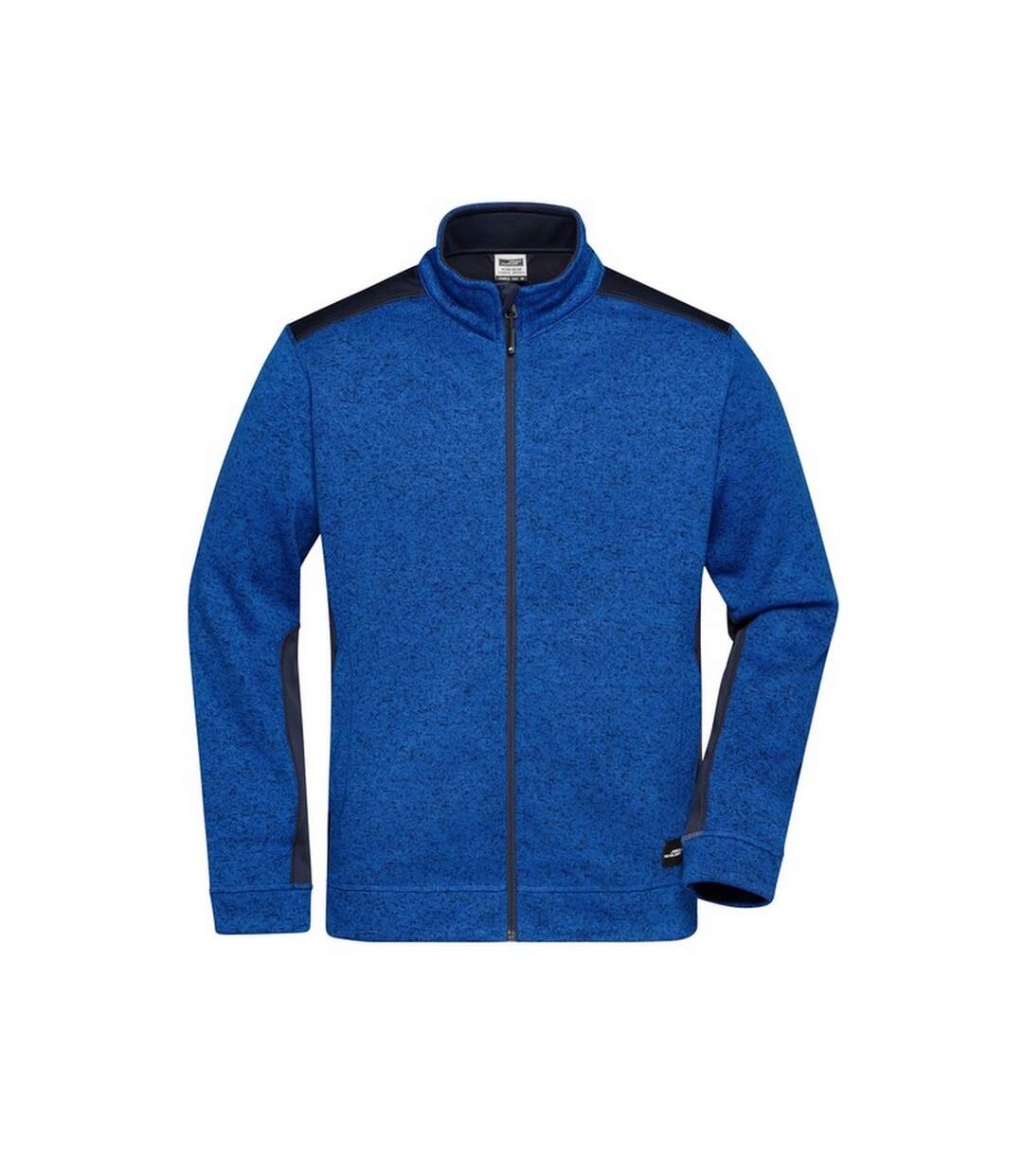 Veste Polaire Strong Homme Bleu Roi Chiné Bleu Marine James And Nicholson-1