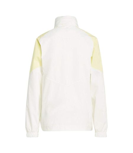 Veste Anthem Motif/style Fédération Suédoise De Football Femme Blanc Cassé Adidas