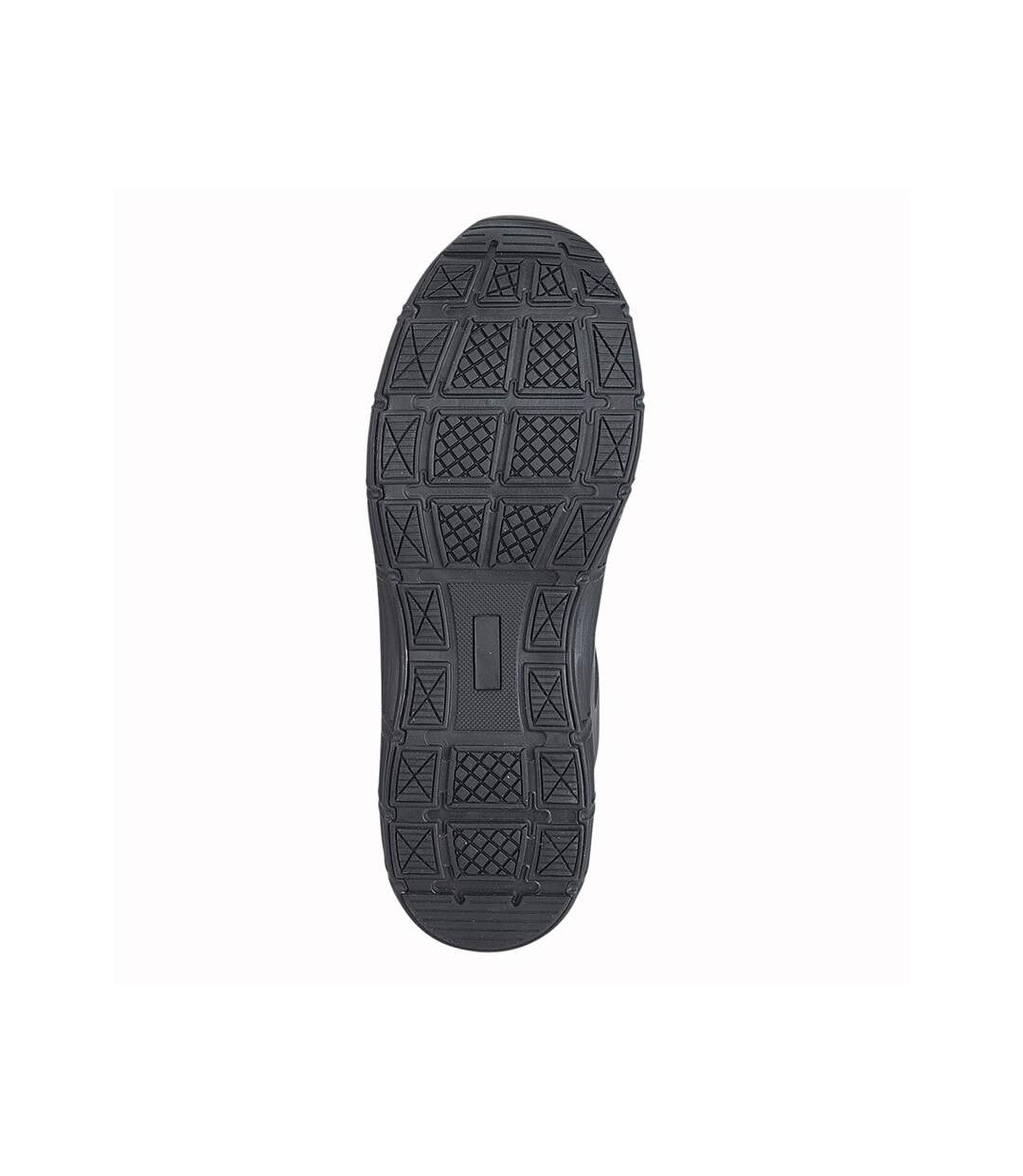 Mens steel toe safety trainers black/grey Grafters-2