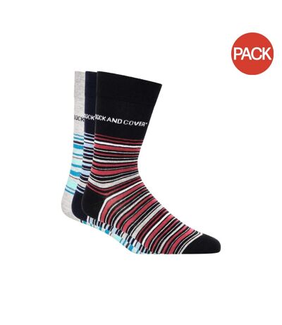 Chaussettes bilkons homme noir / gris / bleu Duck and Cover