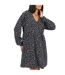 Robe Courte Femme Noir Blanc Brave Soul-2