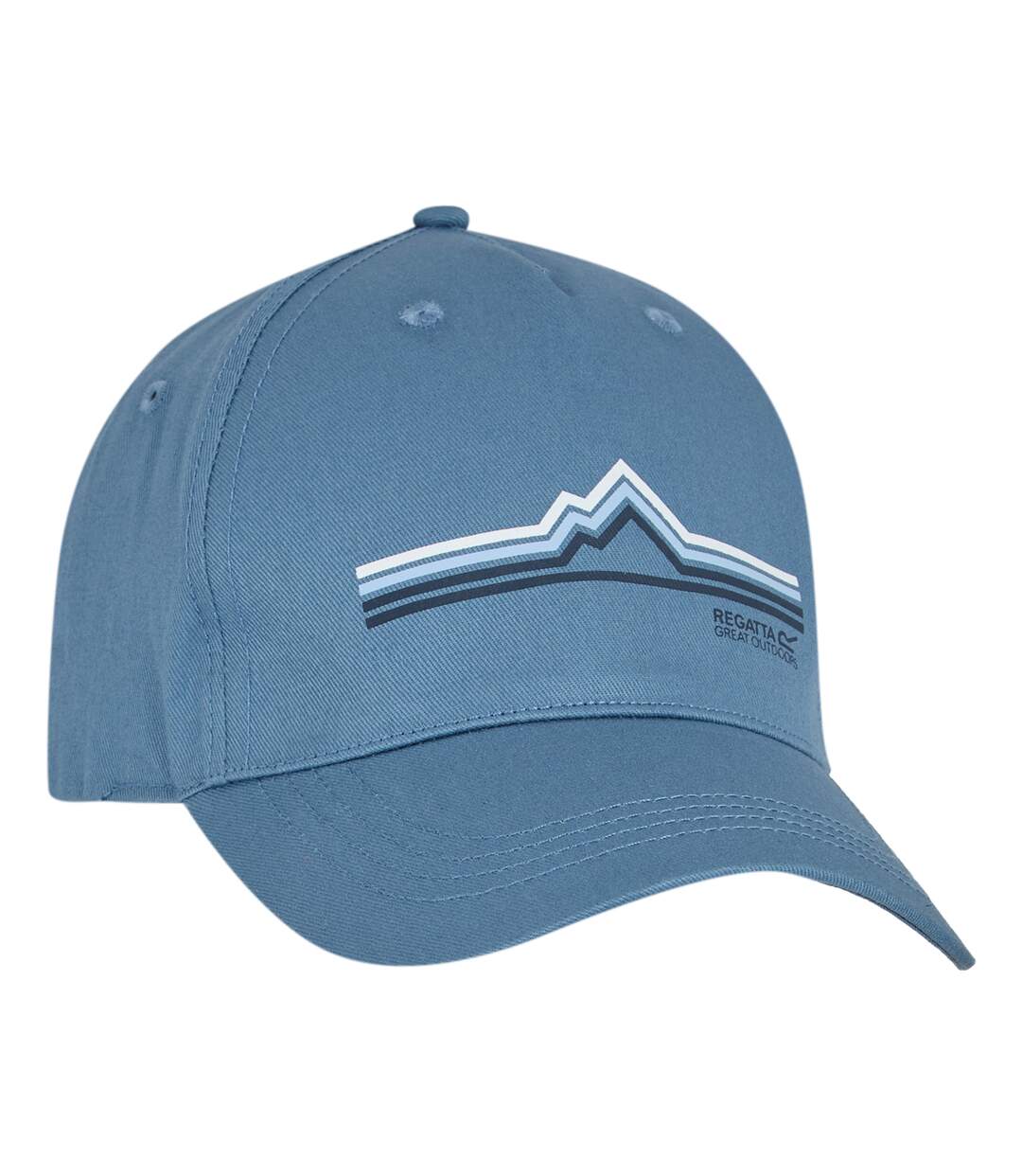 Linear mountain snapback baseball cap coronet blue Regatta-4