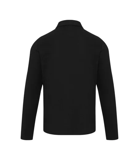 Polo Manches Longues Apollo Adulte Noir Elevate
