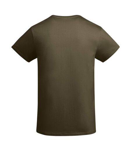 T-shirt Breda Adulte Vert Militaire Roly Eco