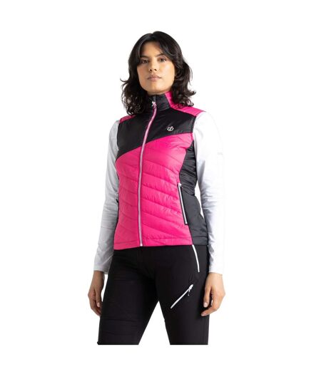 Veste sans manches ascending femme rose bonbon / noir Dare 2B