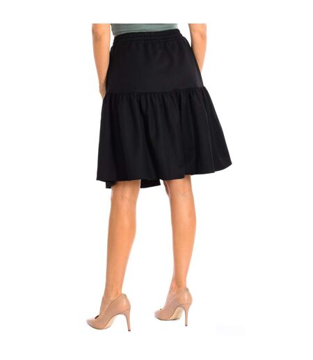 Skirt with elastic waist with drawstring 6Z2N632N89Z women