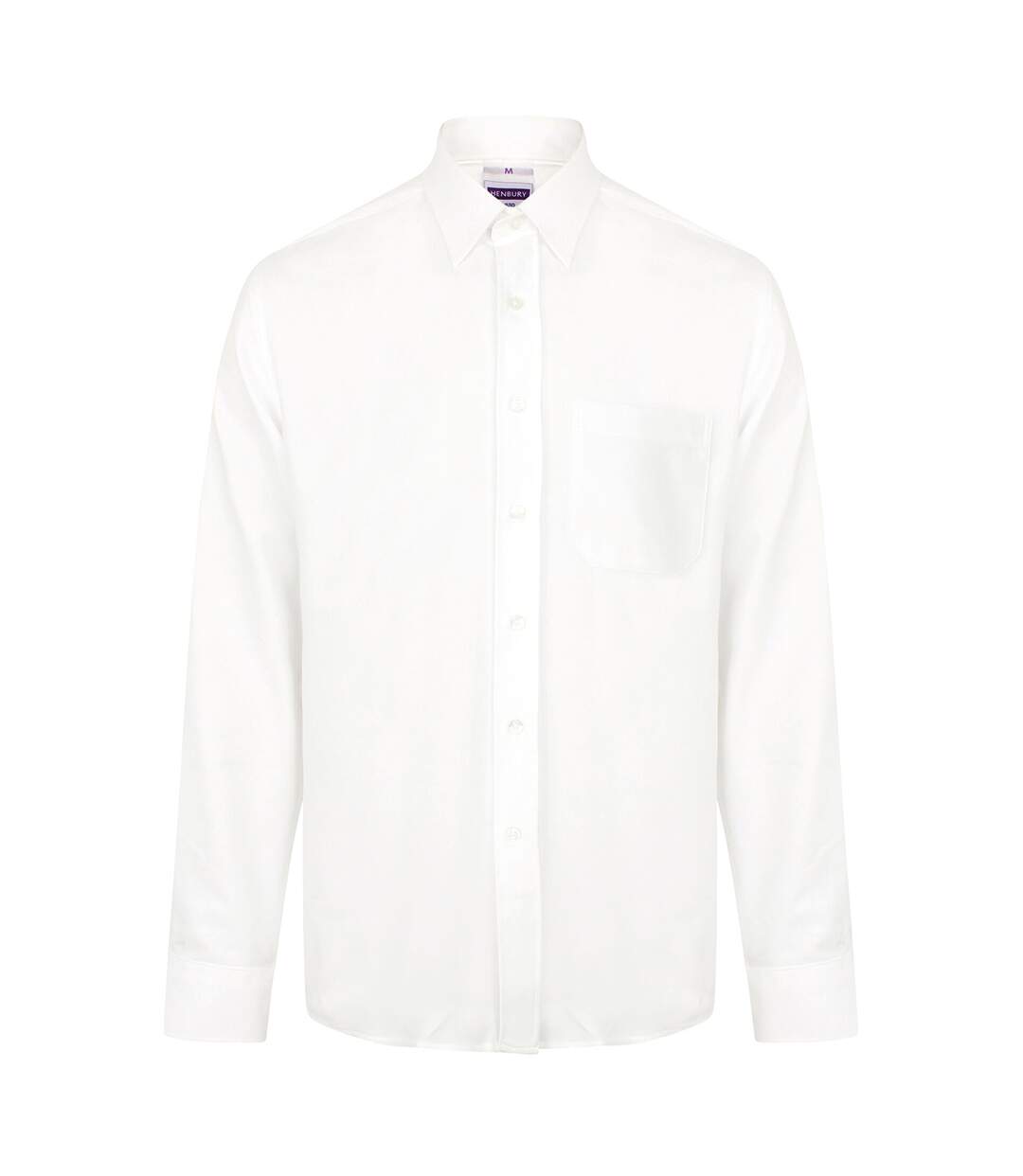Chemise De Travail Hommes Blanc Henbury-1