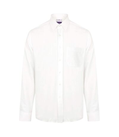 Chemise De Travail Hommes Blanc Henbury