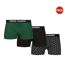 Boxers Motif/style Île Homme Vert Foncé Noir Urban Classics-1