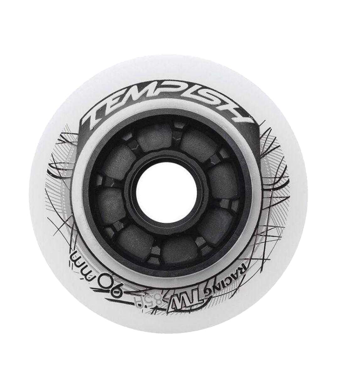 Roues De Patins À Roulettes 100 Mm Blanc Tempish-2