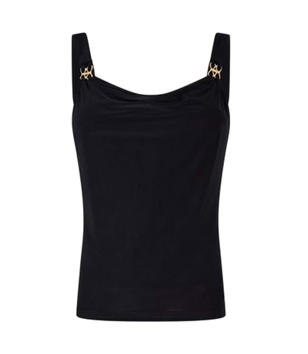 Débardeur Motif/style Uni Kayla Femme Noir Biba-2