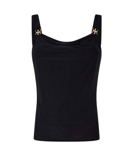 Débardeur Motif/style Uni Kayla Femme Noir Biba