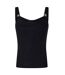 Débardeur Motif/style Uni Kayla Femme Noir Biba-2