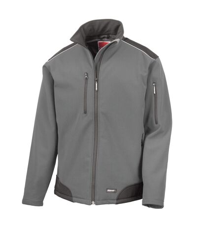 WORK-GUARD by Result - Veste softshell - Adulte (Gris / Noir) - UTRW10221