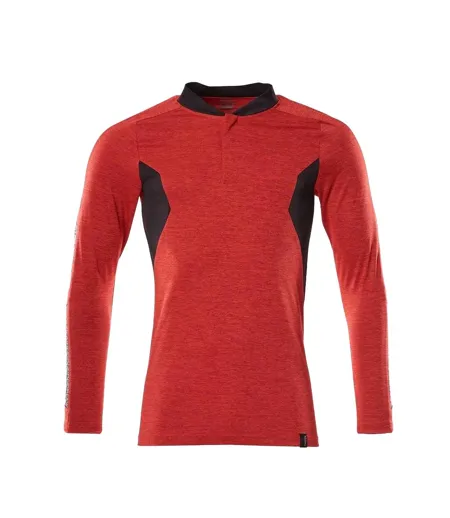 Polo Manches Longues Motif/style Tacheté Accelerate Homme Mascot