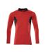 Polo Manches Longues Motif/style Tacheté Accelerate Homme Mascot-1