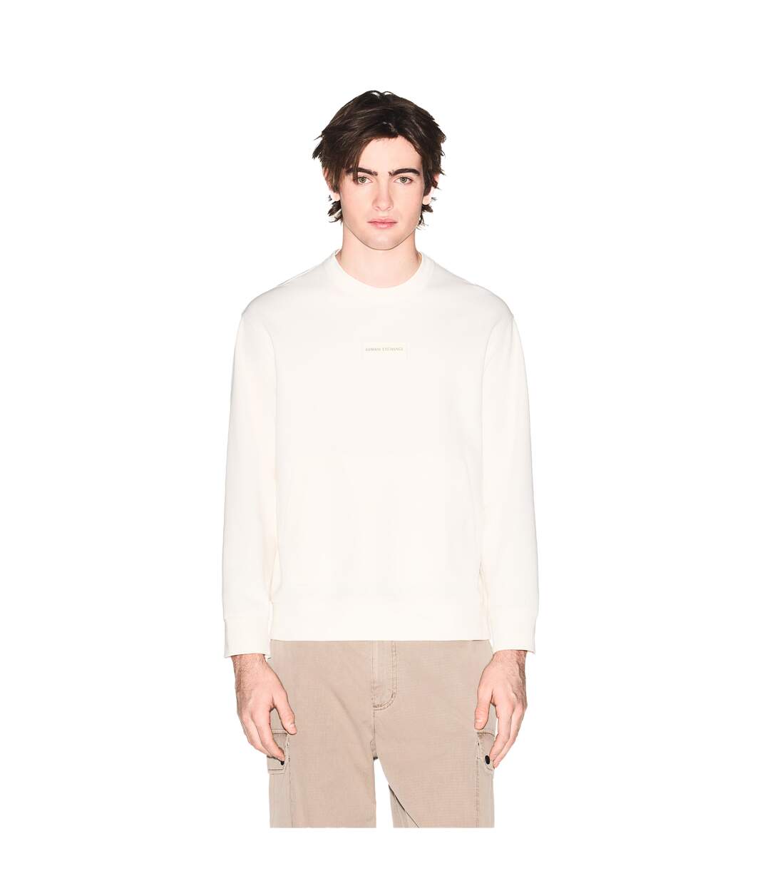 Sweat Homme Crème Armani Exchange-1