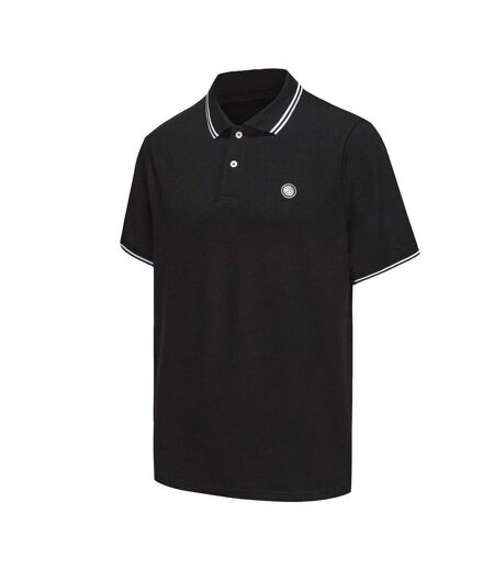 Polo Manches Courtes Barton Homme Noir Pretty Green