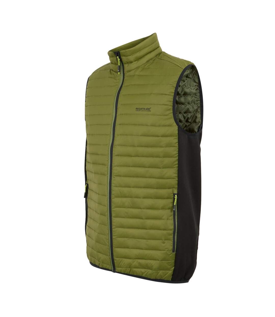 Doudoune hybride matelassée andreson homme vert néphrite / noir Regatta-3