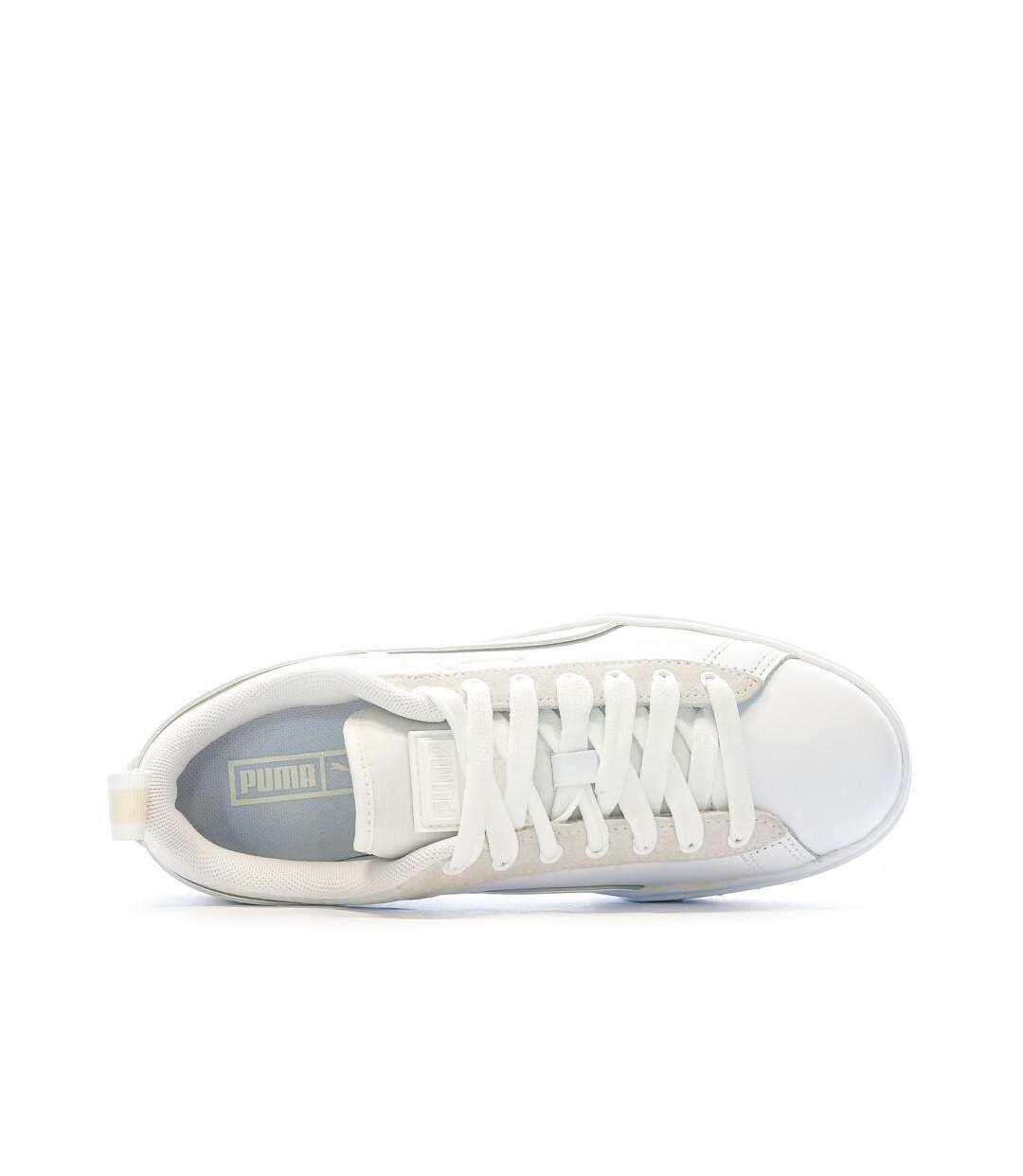 Baskets blanches femme puma mayze tech-4