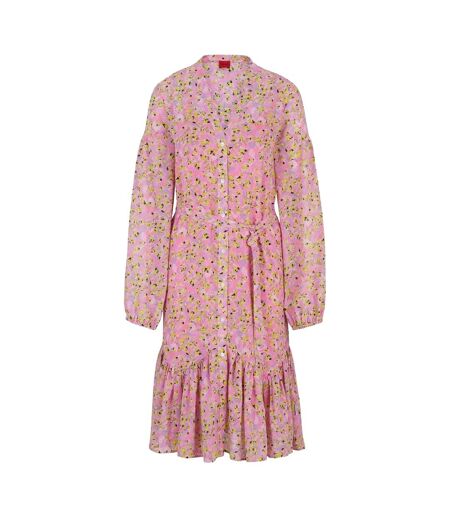 Robe Style Floral Kawarda-1 Femme Rose Hugo