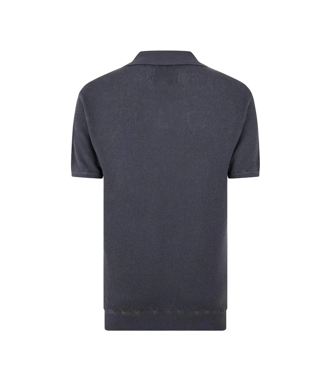 Mens Knitted Polo Shirt Forged Iron Jack Wills-4