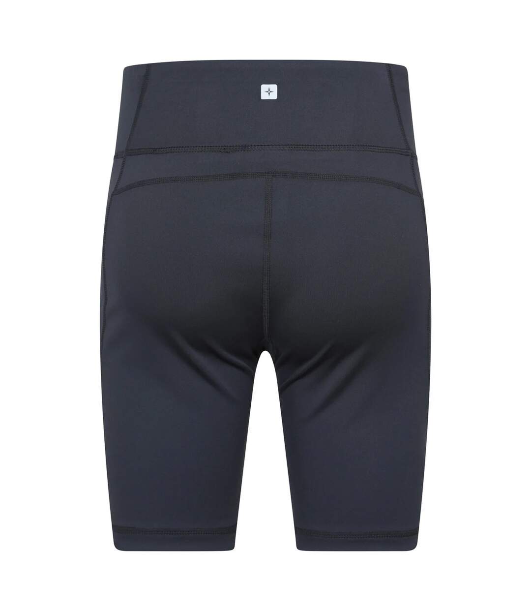 Womens/ladies Bounce Legging Shorts Jet Black Mountain Warehouse-2