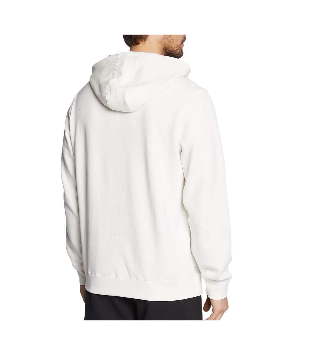 Sweat à capuche blanc homme guess roy-2