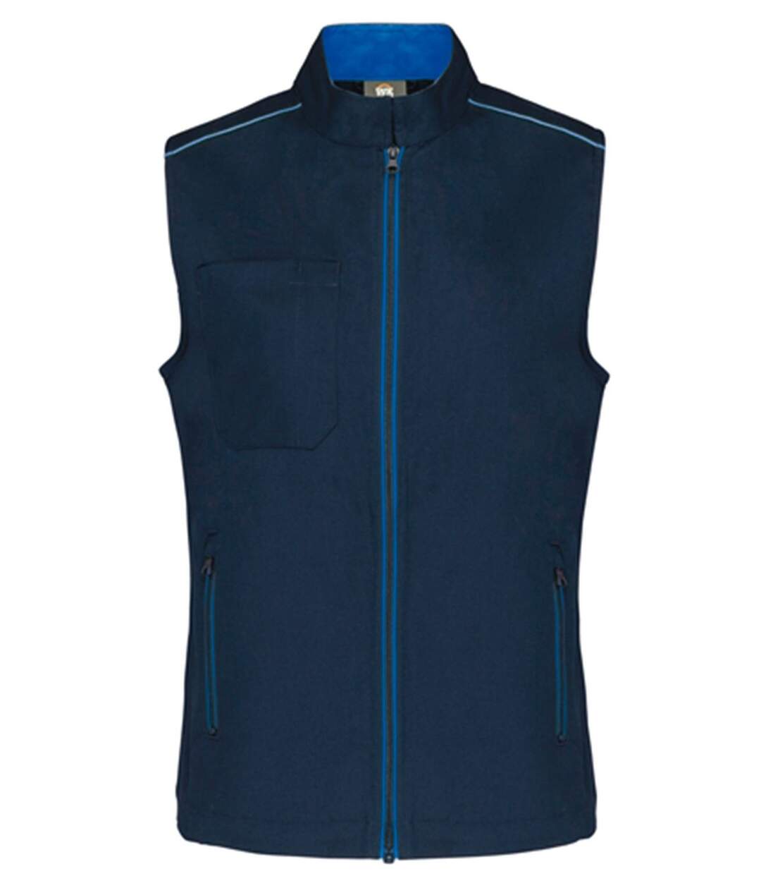 Gilet sans manches DayToDay - Femme - WK6149 - bleu marine et bleu roi