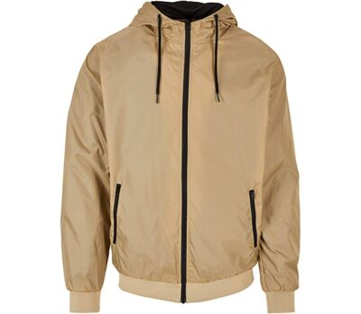 Coupe-vent style bomber - homme - BY016 - beige et noir