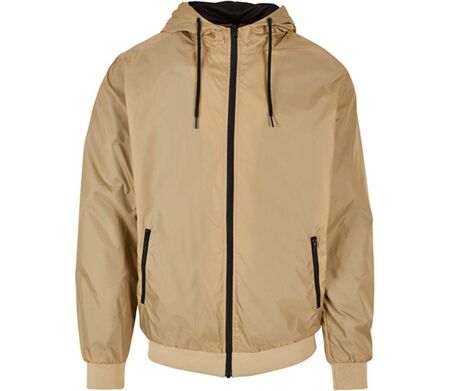 Coupe-vent style bomber - homme - BY016 - beige et noir
