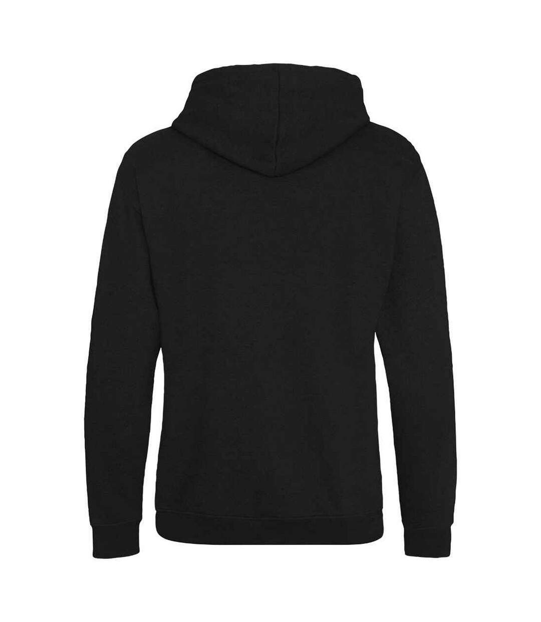 Sweat À Capuche College Adulte Noir Anthracite Awdis-2