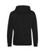 Sweat À Capuche College Adulte Noir Anthracite Awdis-2