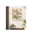 Décoration Murale Encadrée en Métal Jungle 80cm Or-5
