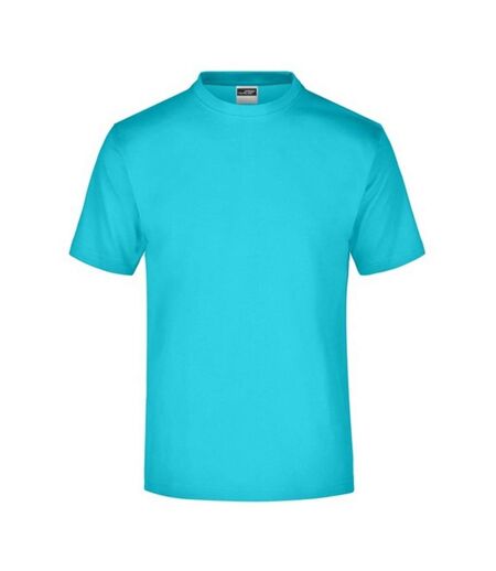 T-shirt Medium Adulte Bleu Pacifique James And Nicholson
