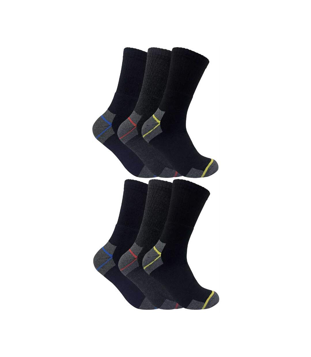 Chaussettes de Travail Homme Coton Respirantes-1