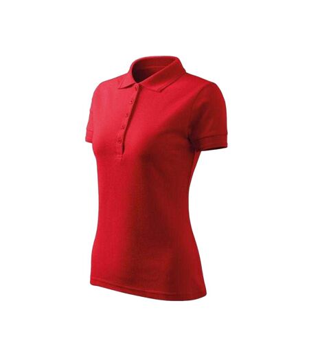 Polo Femme Rouge Malfini