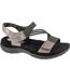 Sandales Style À Rayures Femme Gris Rieker-1