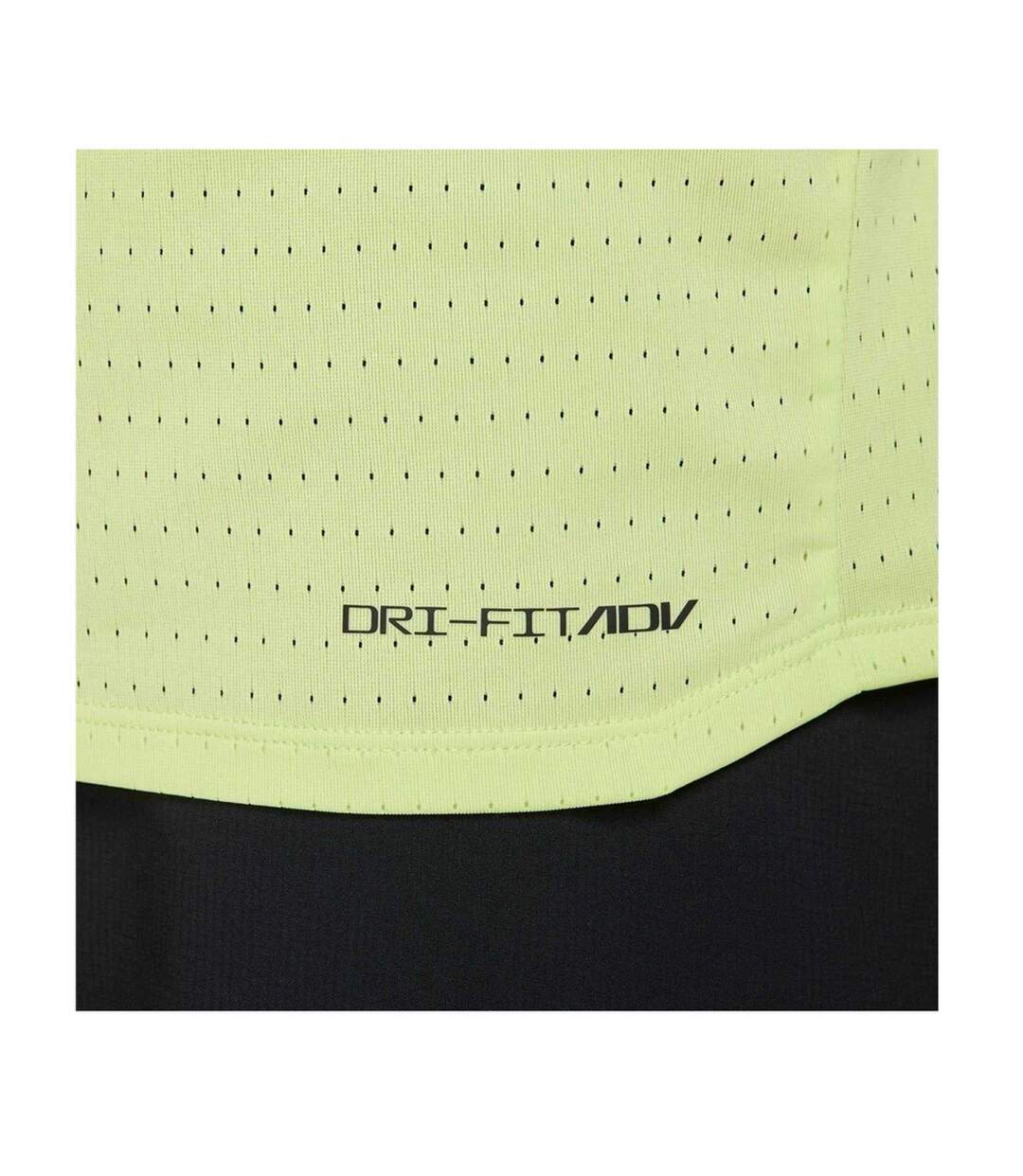 Haut Motif/style Swoosh Aeroswift Homme Citron Noir Nike-4