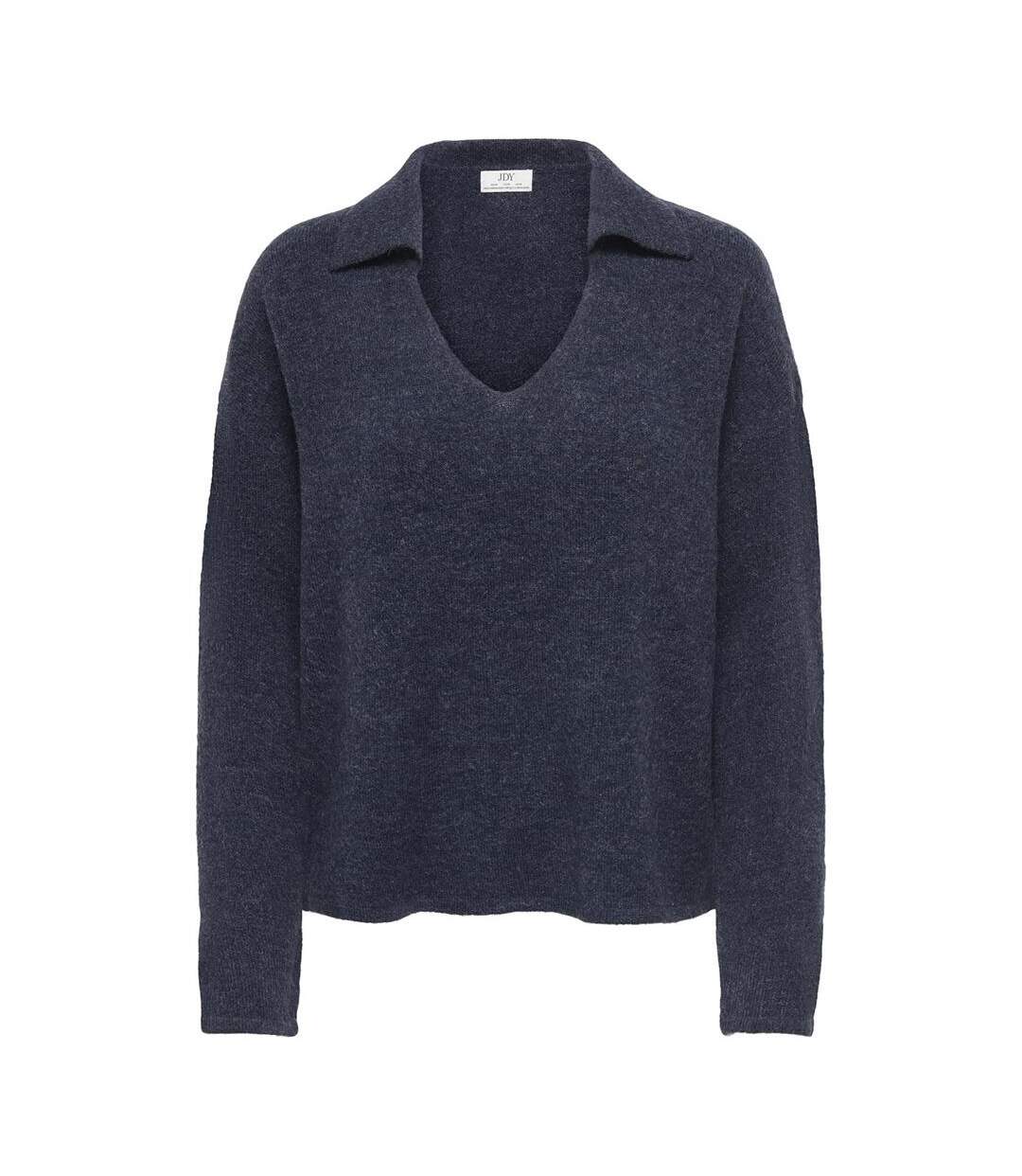 Pull marine foncé femme jdy elanora-1