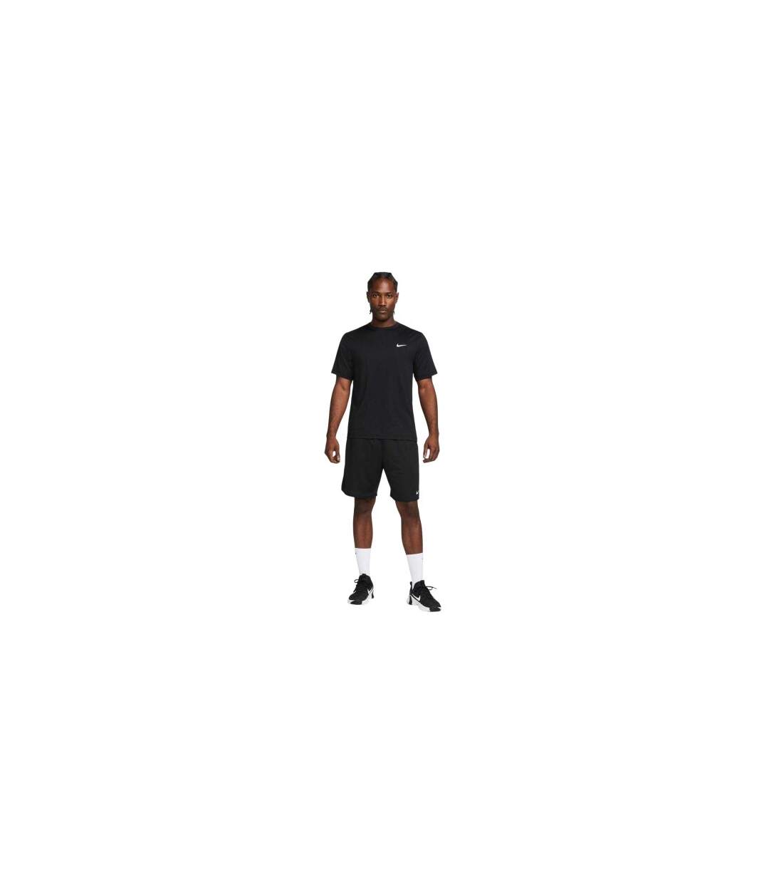 T-shirt Manches Courtes Motif/style Swoosh Hyverse Homme Noir Nike-1