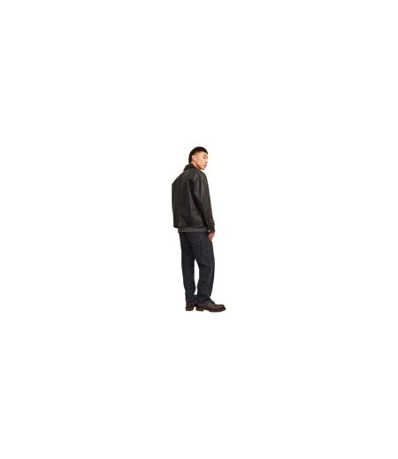 Mens Mid Rise Wide Leg Jeans Black Denim Jack And Jones