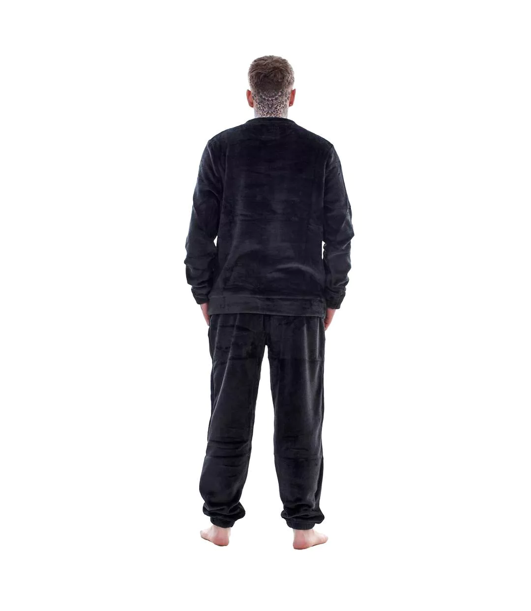 Ensemble De Pyjama Long Homme Noir Keanu-2